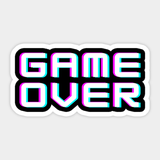 Game Over Sticker